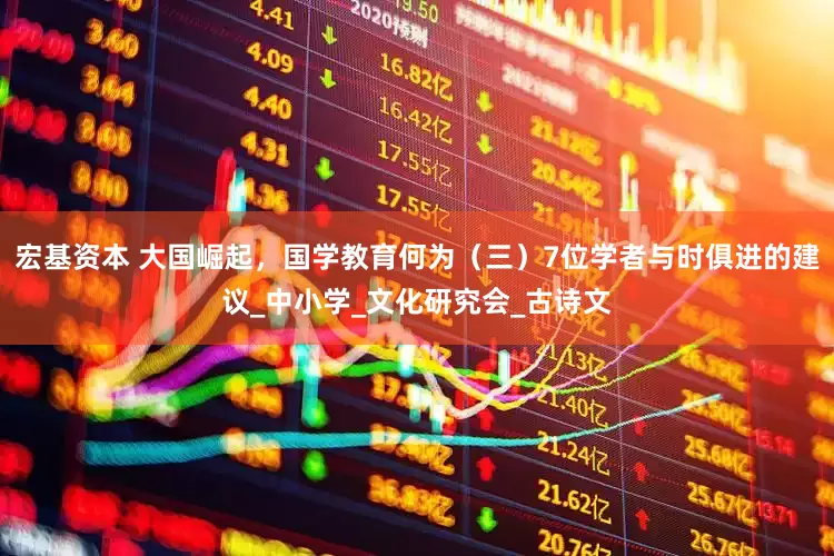 宏基资本 大国崛起，国学教育何为（三）7位学者与时俱进的建议_中小学_文化研究会_古诗文